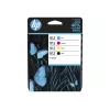 HP 912 Cartucho de tinta original pack de 4 (negro, cian, magenta, amarillo) - 6ZC74AE#30B