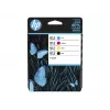 HP 912 Cartucho de tinta original pack de 4 (negro, cian, magenta, amarillo) - 6ZC74AE#30B