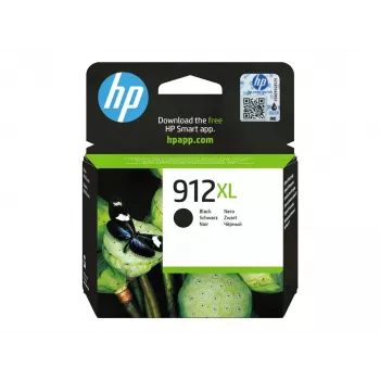 HP 912XL Alto rendimiento Negro Cartucho de tinta original