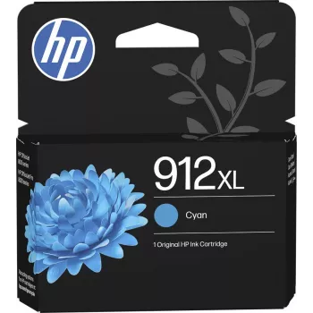 HP 912XL alto rendimiento cian cartucho de tinta original (8,5 ml, 700 páginas) - 3YL81AE#LS1