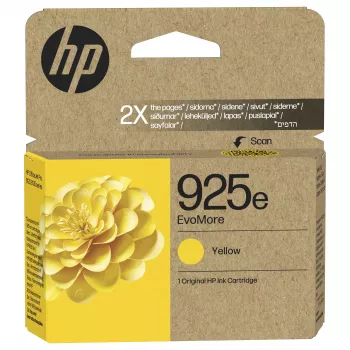 HP 925e EvoMore Cartucho de tinta original amarillo - 800 páginas
