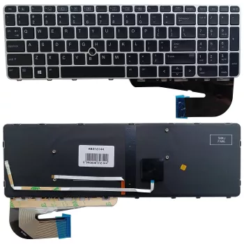 HP Teclado retroiluminado con TrackPoint para EliteBook 850 G3 / ZBook 15u G3