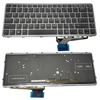 HP EliteBook Folio 1040 Teclado de repuesto, inglés de EE. UU., sin retroiluminación