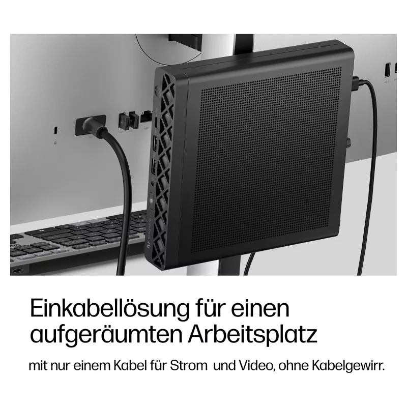 HP EliteDesk 8 Mini G2a mini PC, AMD Ryzen AI 5 435, 16GB RAM, 512GB SSD, Windows 11 Pro, negro