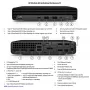 HP EliteDesk 805 G6 Desktop Mini | AMD Ryzen 5 PRO 4650GE | 16GB RAM | 256GB SSD | Windows 11 Pro (Renovado Grado B)