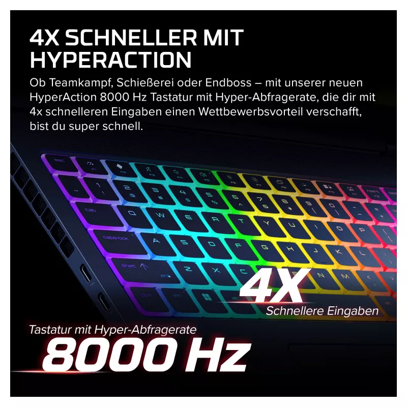 HP HyperX OMEN 16-ah1470ng Portátil gaming de 16 pulgadas WQXGA, Intel Core Ultra 7 270HX Plus, 32GB RAM, 1TB SSD, GeForce RTX 5070 Ti, Windows 11 Home