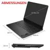 HP HyperX OMEN 16-am2170ng Portátil gaming, 16,0" WUXGA IPS 165Hz, Intel Core i7-14650HX, 16 GB, 512 GB SSD, RTX 5070, FreeDOS