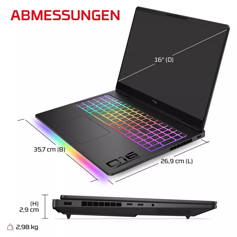 HP OMEN 16-ah1490ng portátil gaming, 16.1
