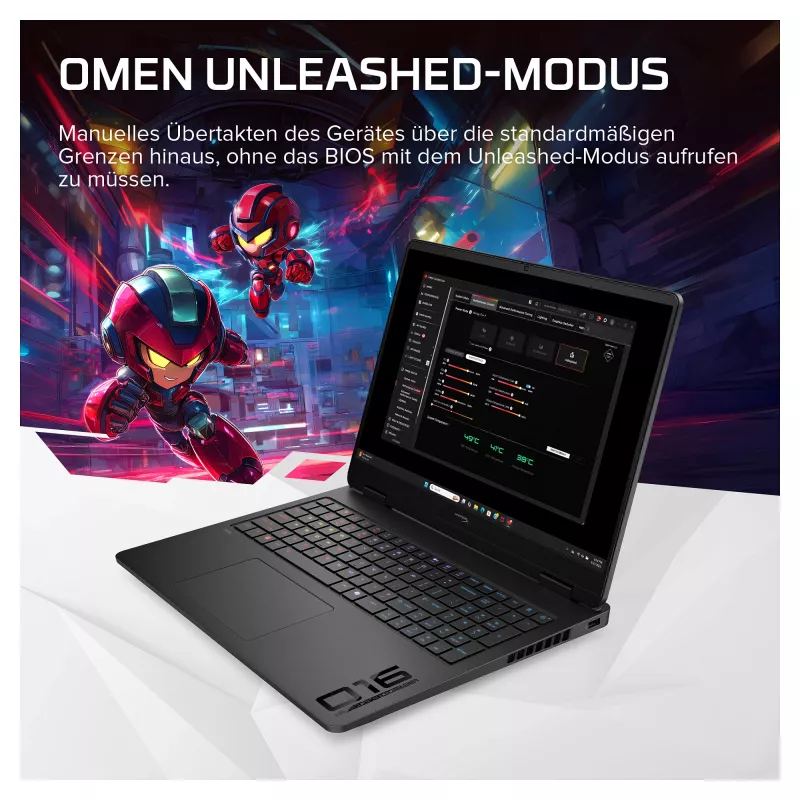 HP HyperX OMEN 16-ap1491ng Portátil gaming de 16 pulgadas WUXGA 165Hz, AMD Ryzen 9 8940HX, 24GB RAM, 512GB SSD, GeForce RTX 5070, Windows 11 Home