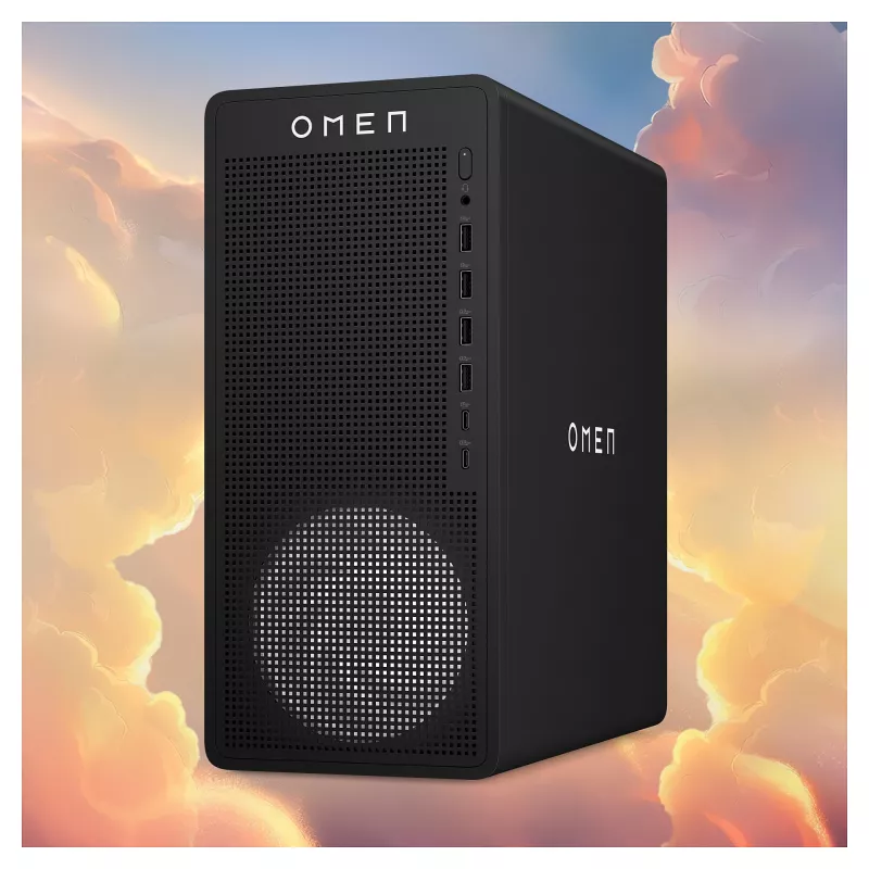 HP OMEN 16L TG03-0472ng PC de sobremesa gaming, AMD Ryzen 7 8700F, 16GB DDR5, 512GB SSD, RTX 5050, Windows 11 Home
