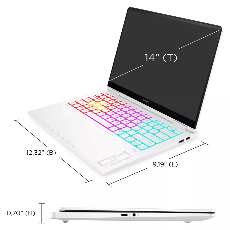 HP OMEN Transcend 14-fb1196ng Gaming-Laptop, 14