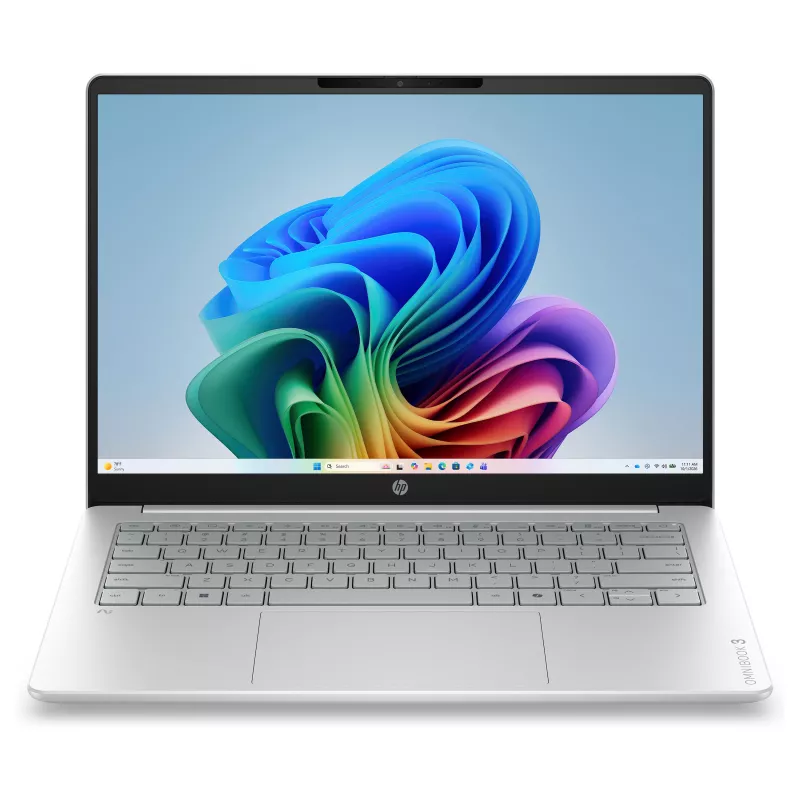 Portátil HP OmniBook 3 14-hz0351ngx Snapdragon X X1-26-100 16GB RAM 512GB SSD 14 inch Full HD Windows 11 Home - Plata