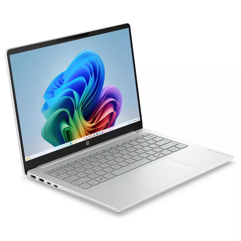 Portátil HP OmniBook 3 14-hz0351ngx Snapdragon X X1-26-100 16GB RAM 512GB SSD 14 inch Full HD Windows 11 Home - Plata