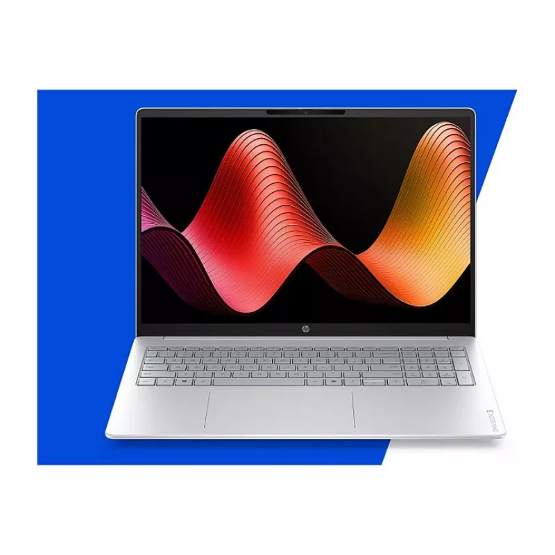 HP OmniBook 3 16-bu0055ngx Portátil de 16 pulgadas, Intel Core Ultra 5 225U, 24 GB DDR5-RAM, 512 GB SSD, Windows 11 Home, plata