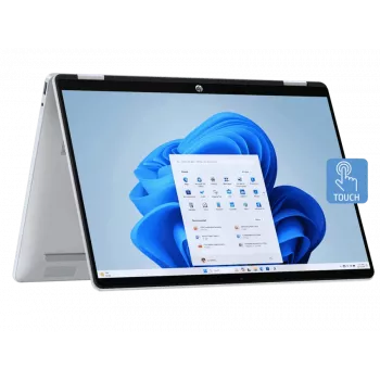 HP OmniBook 5 Flip 14-fp0011nx Portátil convertible, Intel Core 5 120U, 16 GB RAM, 512 GB SSD, 14,0 pulgadas WUXGA pantalla táctil, Windows 11 Home, Natural Silver (reacondicionado)