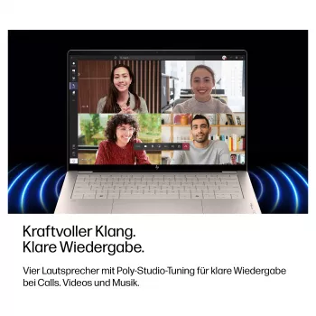 HP OmniBook Ultra 14-kd0471ngx portátil, Intel Core Ultra 7 356H, 32GB RAM, 1TB SSD, 14 inch pantalla táctil, Windows 11 Home, teclado alemán