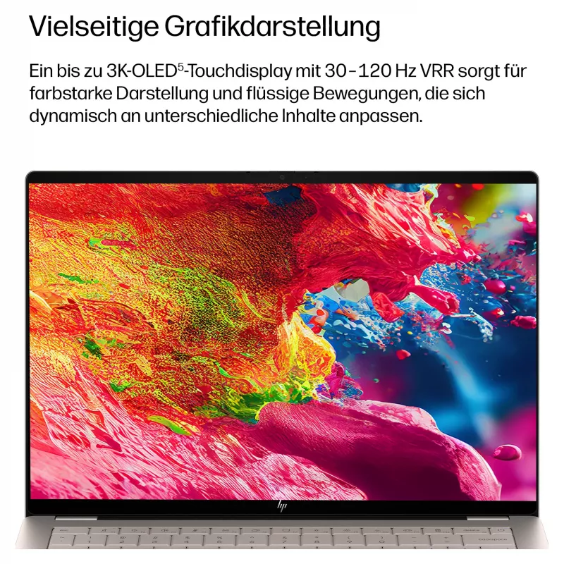 HP OmniBook Ultra 14-kd0471ngx portátil, Intel Core Ultra 7 356H, 32GB RAM, 1TB SSD, 14 inch pantalla táctil, Windows 11 Home, teclado alemán