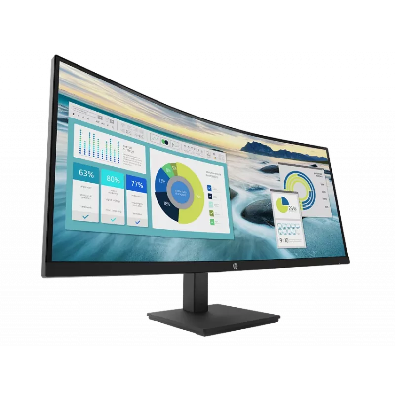 HP P34hc G4 34 pulgadas WQHD monitor curvo (reacondicionado)