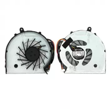 HP Pavilion 15-D Serie Ventilador disipador CPU - 4 pines, 5V, rodamiento hidráulico, negro