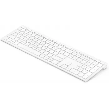 HP Pavilion Teclado inalámbrico 600 - Blanco - Estándar - Inalámbrico - RF Wireless - Switch mecánico - Blanco