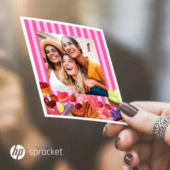HP Papel fotográfico 3,5x4,25 para HP Sprocket 3x4 50 hojas