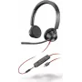 HP Poly Blackwire 3325 auriculares estéreo certificados para Microsoft Teams USB-C + jack 3,5mm + adaptador USB-C/A