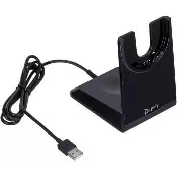 HP Poly Base de carga para Voyager 4300 UC Serie 4310, 4320, Voyager Focus 2 Office, 2 UC (220265-01)