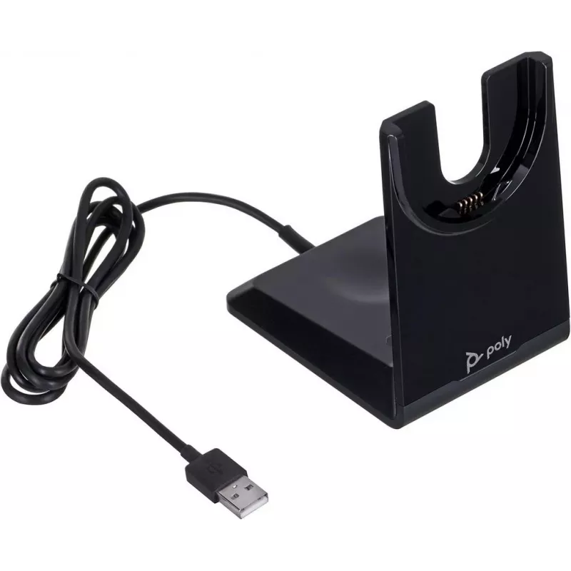 HP Poly Base de carga para Voyager 4300 UC Serie 4310, 4320, Voyager Focus 2 Office, 2 UC (220265-01)