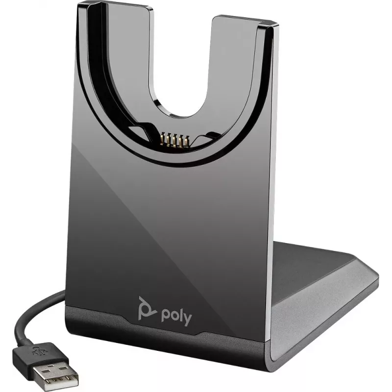HP Poly Base de carga para Voyager 4300 UC Serie 4310, 4320, Voyager Focus 2 Office, 2 UC (220265-01)