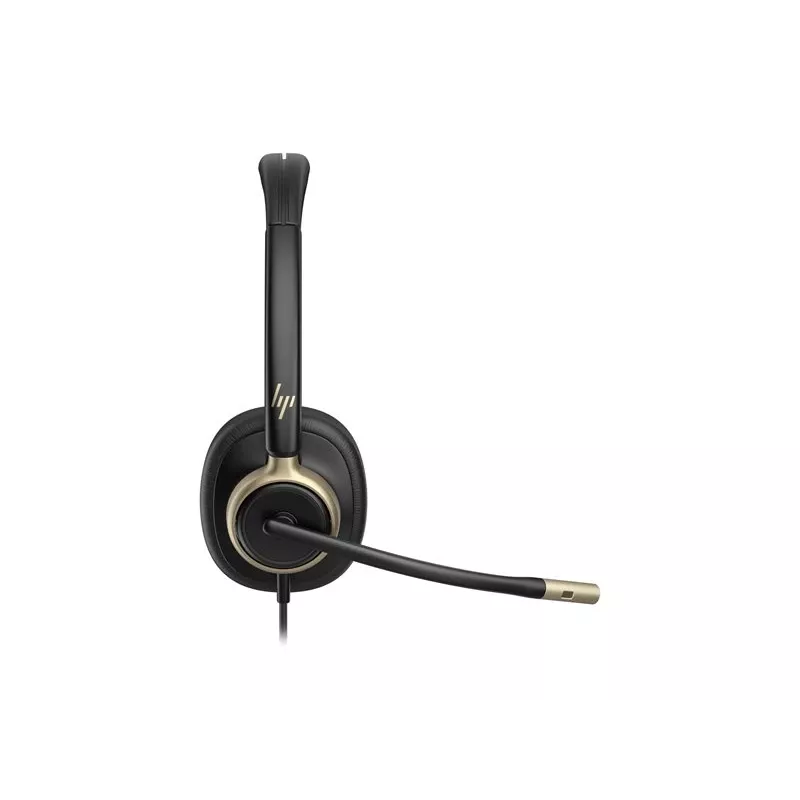 HP Poly Mission 825 auriculares estéreo USB con cable, cancelación activa de ruido