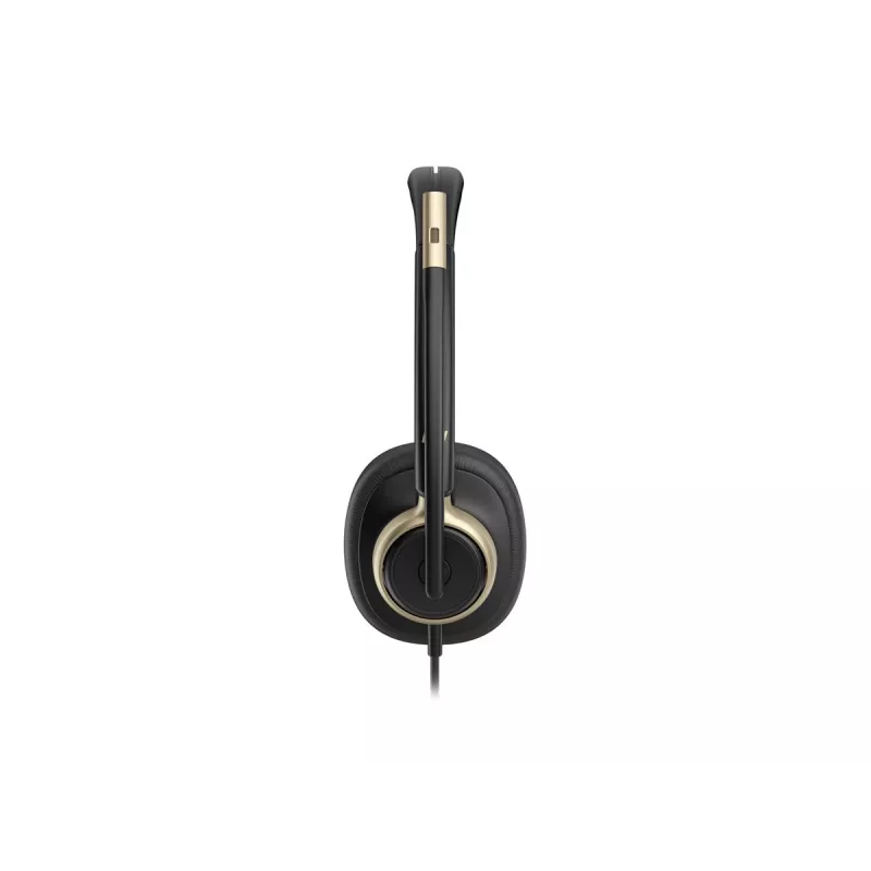 HP Poly Mission 825 auriculares estéreo USB con cable, cancelación activa de ruido