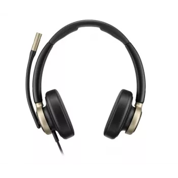 HP Poly Mission 825 auriculares estéreo USB con cable y ANC - negro