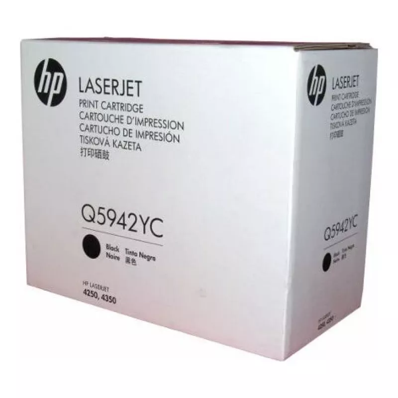HP Q5942YC cartucho de tóner contract, alta capacidad, negro