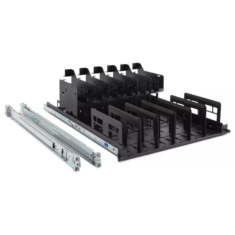 HP Z2 Mini G9 Kit de montaje en rack con raíles - Juego de montaje con raíles deslizantes 1U sin herramientas para mini workstations