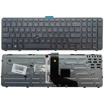 HP ZBook 15 G1 G2 Teclado con retroiluminación y TrackPoint, distribución US
