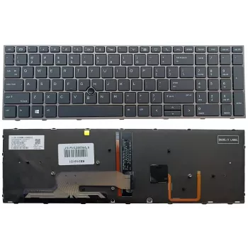 HP ZBook 15 G5/G6 y 17 G5/G6 Teclado retroiluminado con TrackPoint