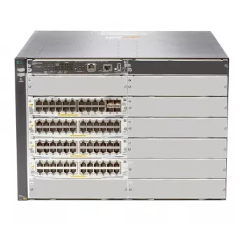 HPE Aruba 5412R 92GT PoE+ / 4SFP+ (sin fuente de alimentación) v3 zl2 switch gestionado
