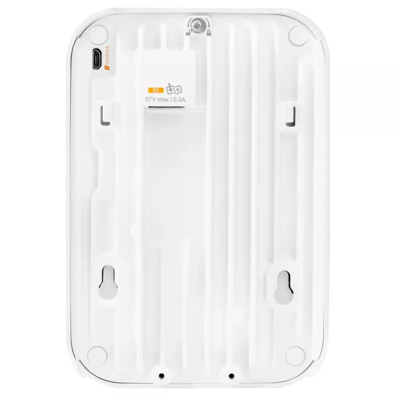 HPE Aruba Networking AP-605H RW punto de acceso Hospitality 2 radio 3 bandas 2x2 Wi-Fi 6E 1+4 ETH PSE USB