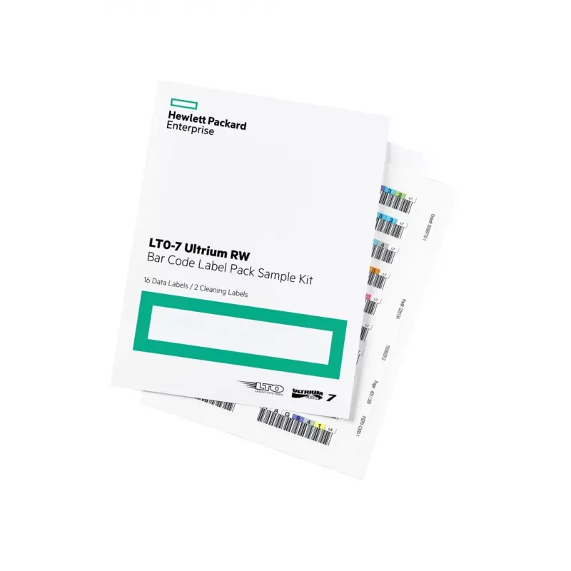 HPE LTO7 Ultrium Etiqueta con código de barras RW (100+10) Q2014A
