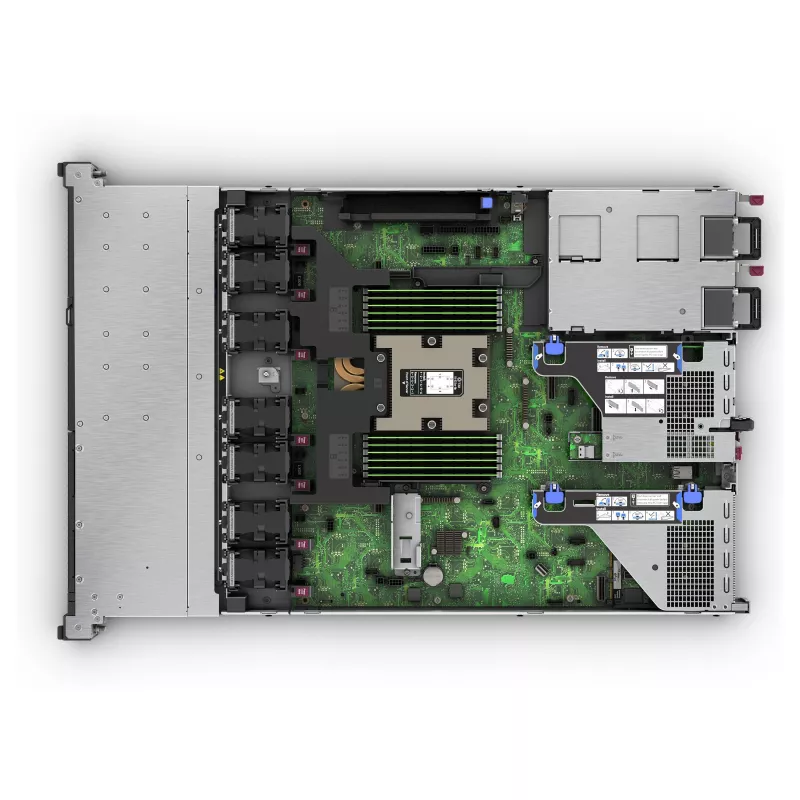 HPE ProLiant DL325 Gen11 servidor rack 1U, AMD EPYC 9115 16 núcleos 2,6 GHz, 64 GB DDR5, 8 SFF Hot-Plug, MR408i-o, 2x 1000 W