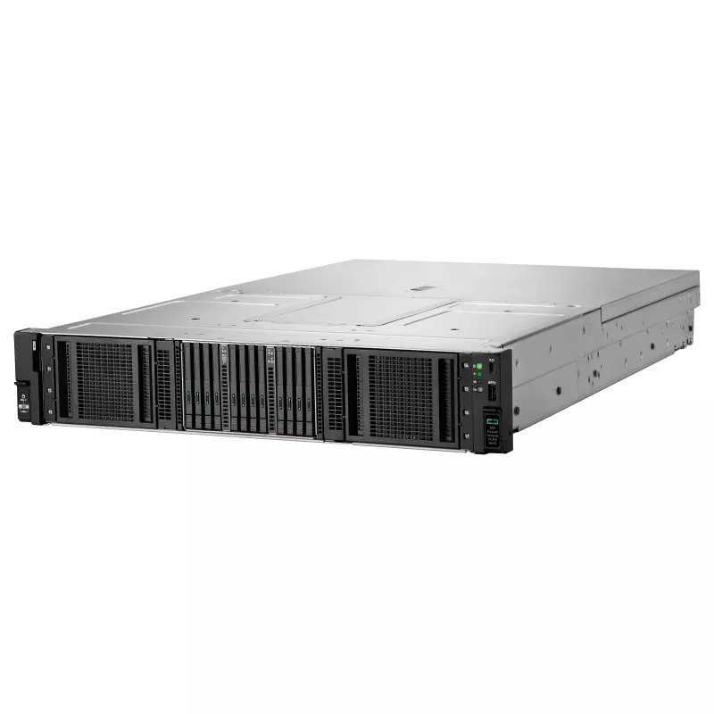 HPE ProLiant DL340 Gen12 servidor rack 2U con Intel Xeon Gold 6505P, 64GB DDR5, 8 bahías SFF, MR408i-o, doble fuente de alimentación 1000W