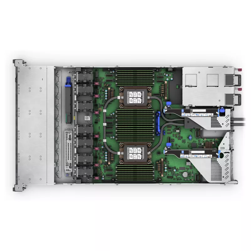 HPE ProLiant DL360 Gen12 servidor, 6505P 2.2GHz 12 núcleos, 2x32GB RAM, 8SFF Hot Plug, MR408i-o, 2x1000W