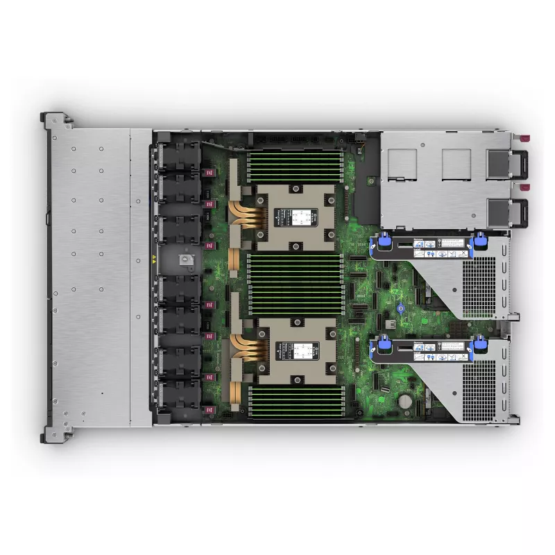 HPE ProLiant DL365 Gen11 servidor rack 1U, AMD EPYC 9115 2.6GHz 16 núcleos, 64GB DDR5, 8 SFF Hot-Plug, MR408i-o, 2x1000W fuente de alimentación redundante