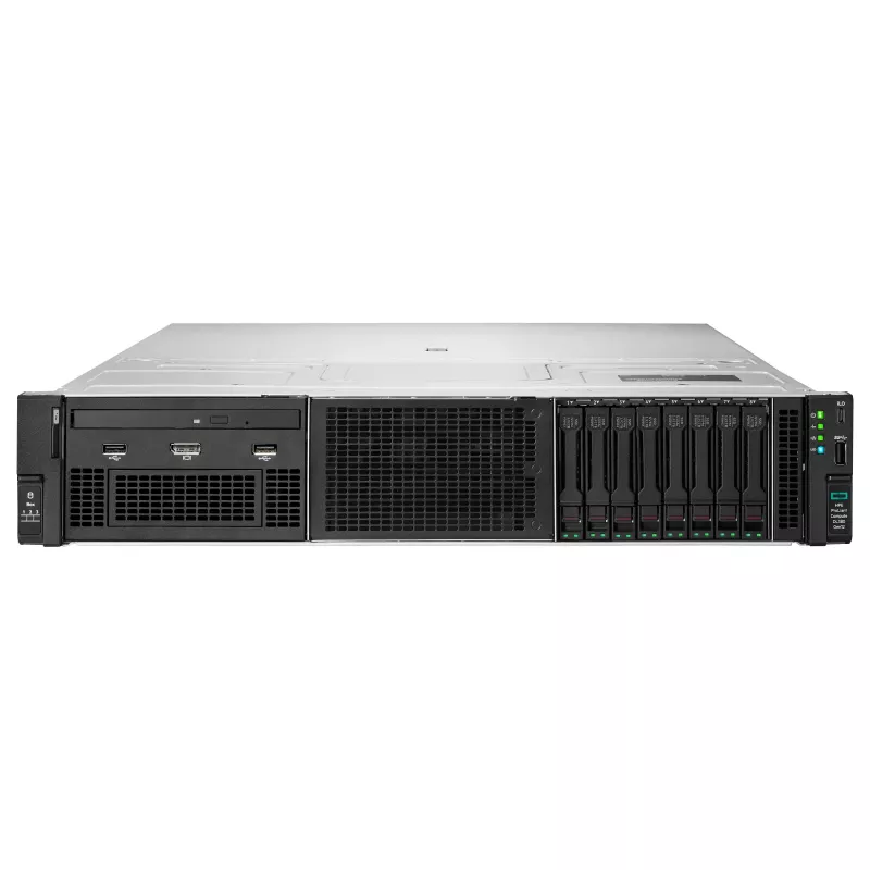 HPE ProLiant DL380 Gen12 Servidor, Intel Xeon 6505P 2.2GHz 12-Core, 64GB DDR5 RAM, 8 SFF Hot-Plug Bays, MR408i-o Controller, 2x1000W Redundant PSU, 2U Rack