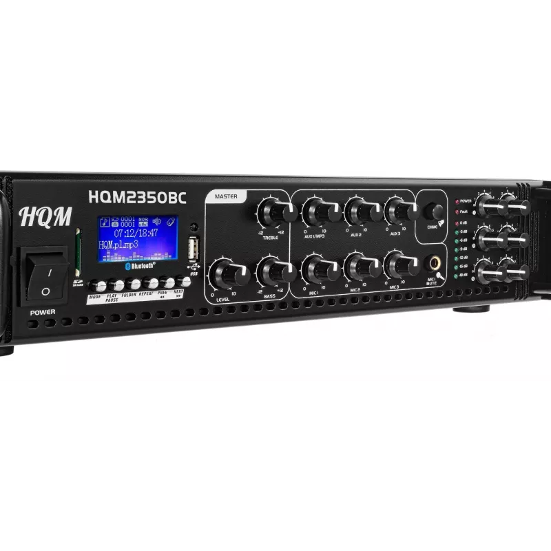 HQM HQM2350BC amplificador de radio FM/MP3/Bluetooth 350W
