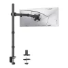 HUANUO HNCM9 Soporte para monitor individual para pantallas de 13-32 inch, brazo de gas, pinza de escritorio/pasacables, Negro