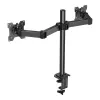 HUANUO Soporte para monitor individual 13-30 inch HNCM7 - Brazo articulado, pinza de escritorio/ojal, VESA 75x100, Negro