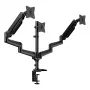 HUANUO Soporte para triple monitor 17-32