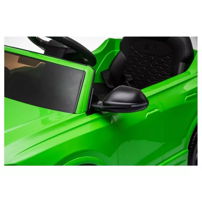 HUAWEI Audi RS Q8 coche a batería con luces LED, MP3 y mando a distancia verde