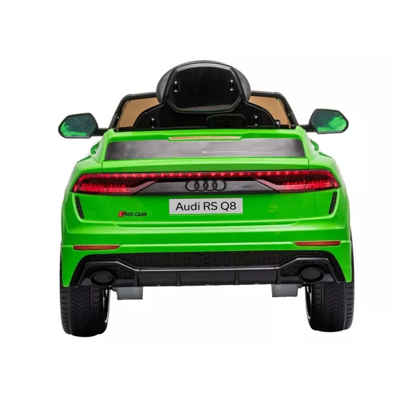 HUAWEI Audi RS Q8 coche a batería con luces LED, MP3 y mando a distancia verde